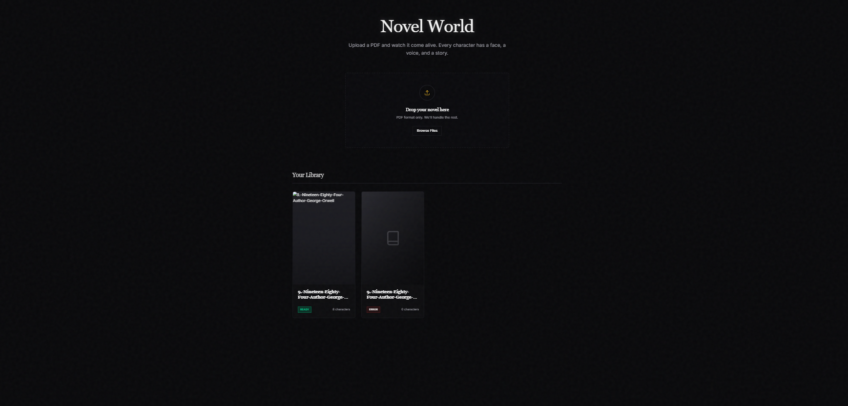 Novel World — AI Multimedia Narrative & Cinema Platform